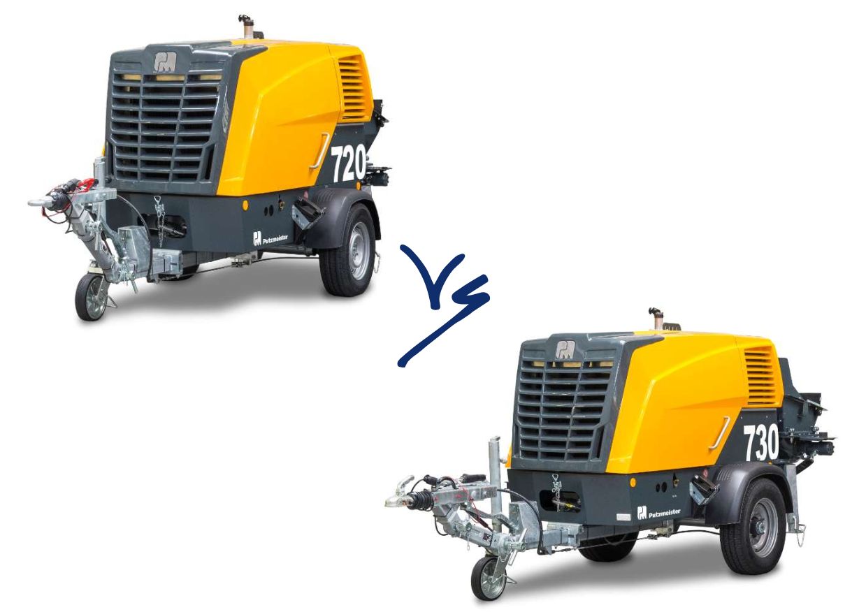 Putzmeister P730 vs P720